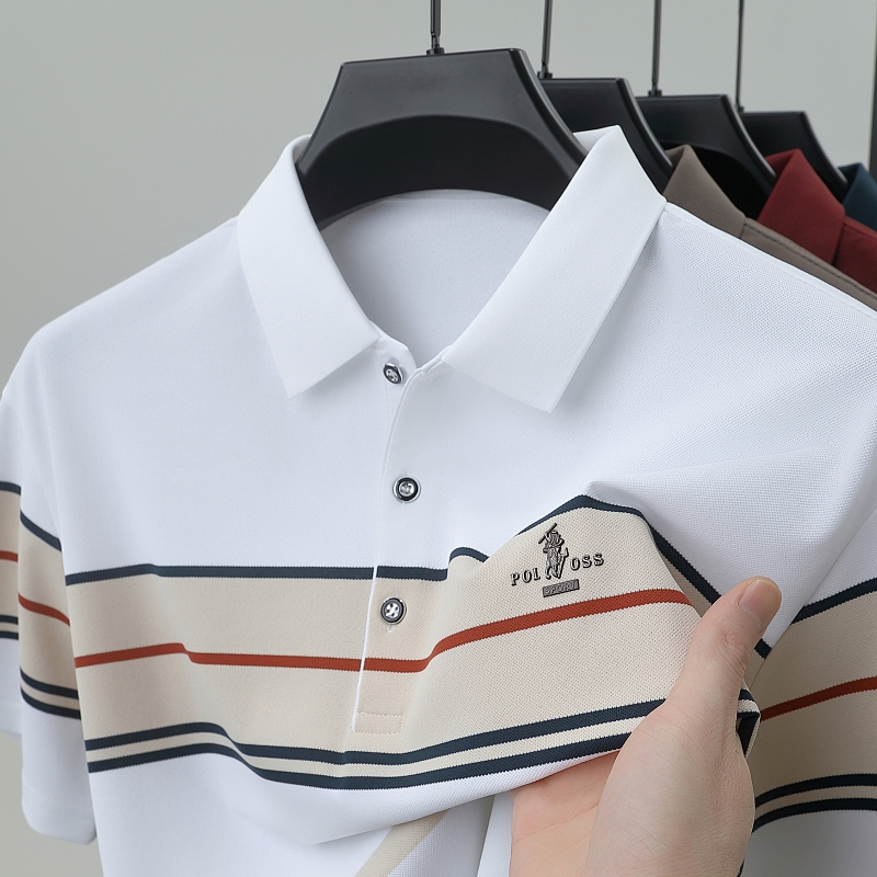 Summer Light Clothing - Kaus polo lengan pendek merek mewah