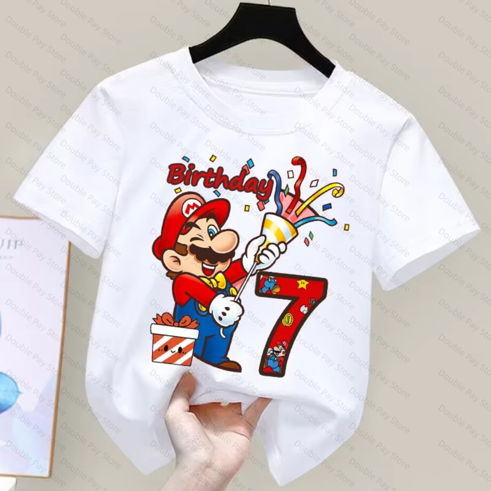 Summer Clothing Boys - Kaos Ulang Tahun Anak Motif Kartun
