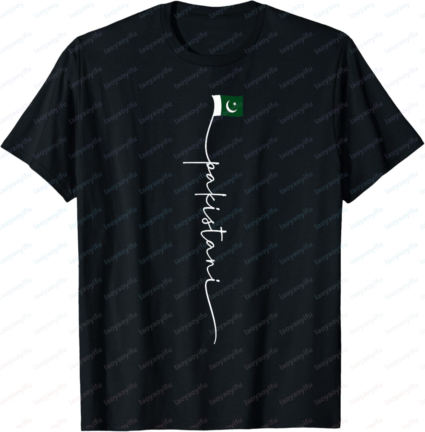 Summer Clothing Pakistan - Kaos Cetak Bendera Pakistan, Kaos Kasual