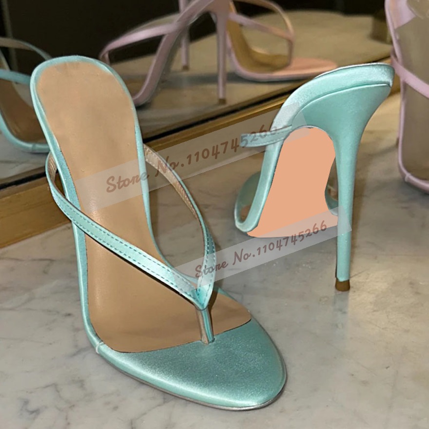Summer Light Clothing - Sepatu hak tinggi model mules warna