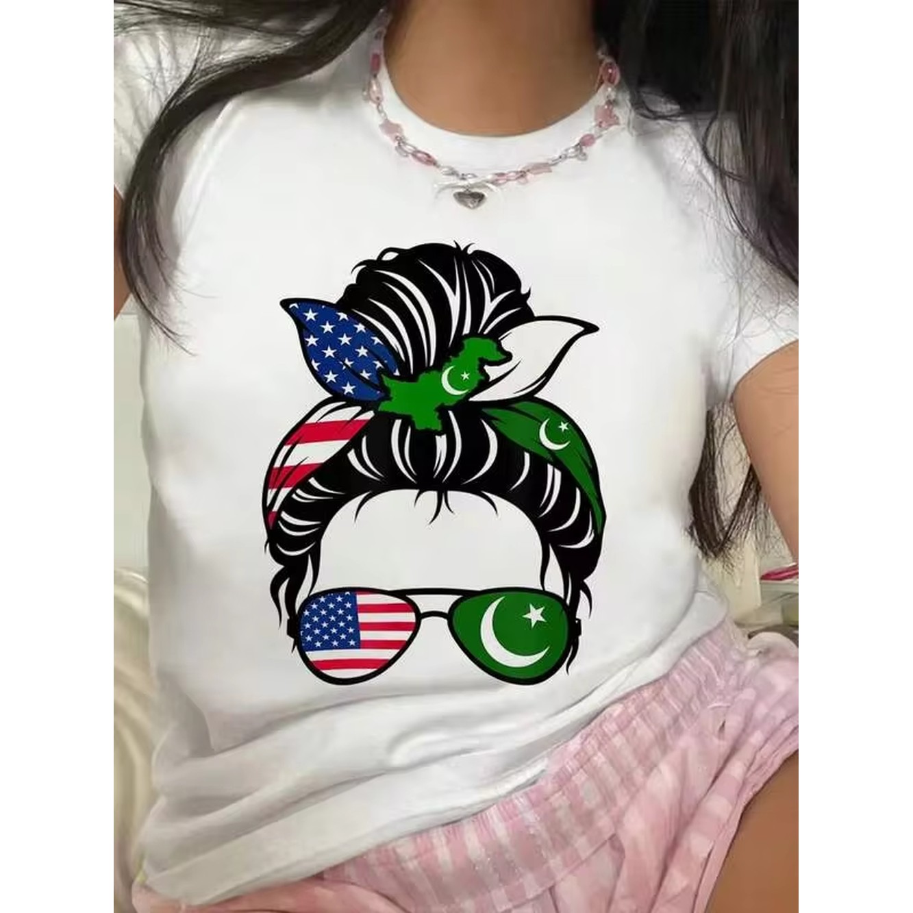 Summer Clothing Pakistan - Kaus Katun 100% American Bun Pakistani