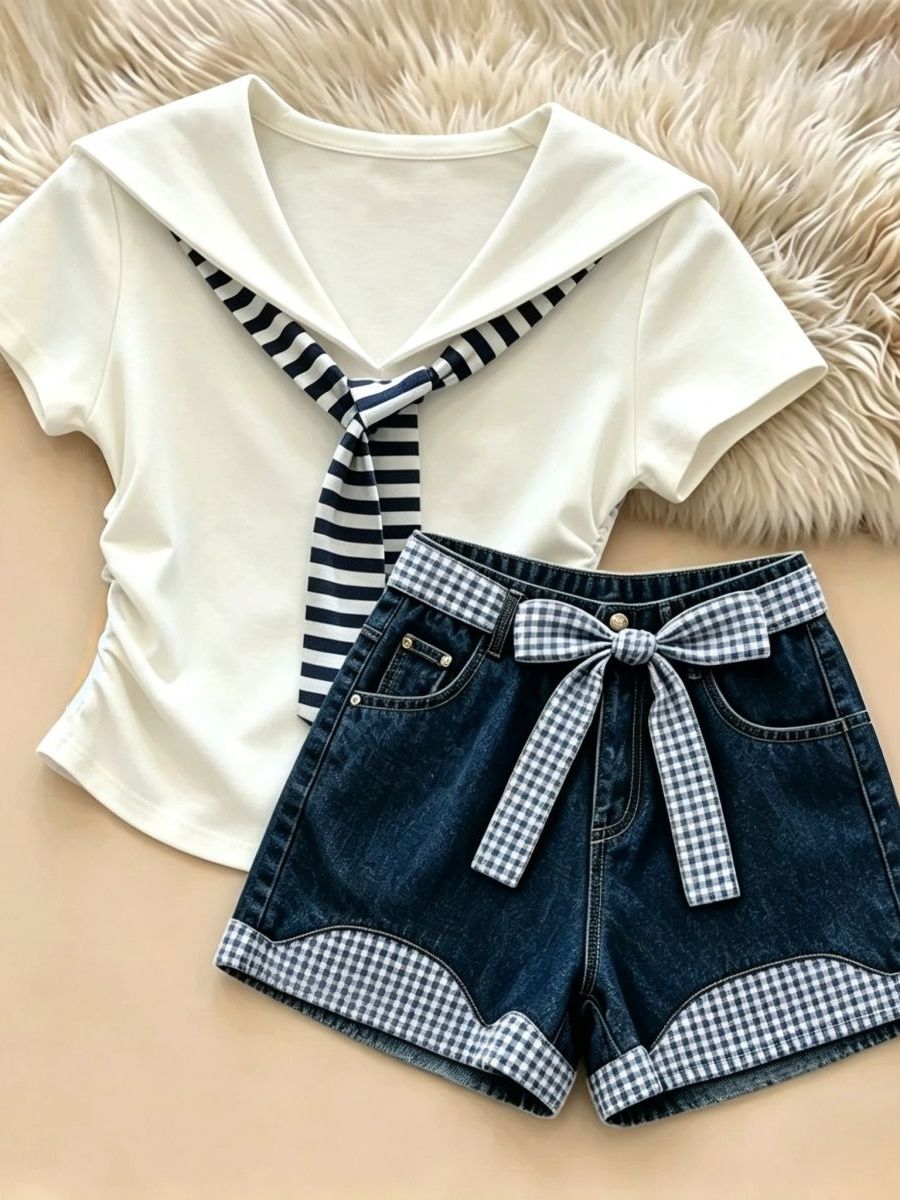 Summer Kids Clothing - Set Pakaian Anak Perempuan Musim Panas