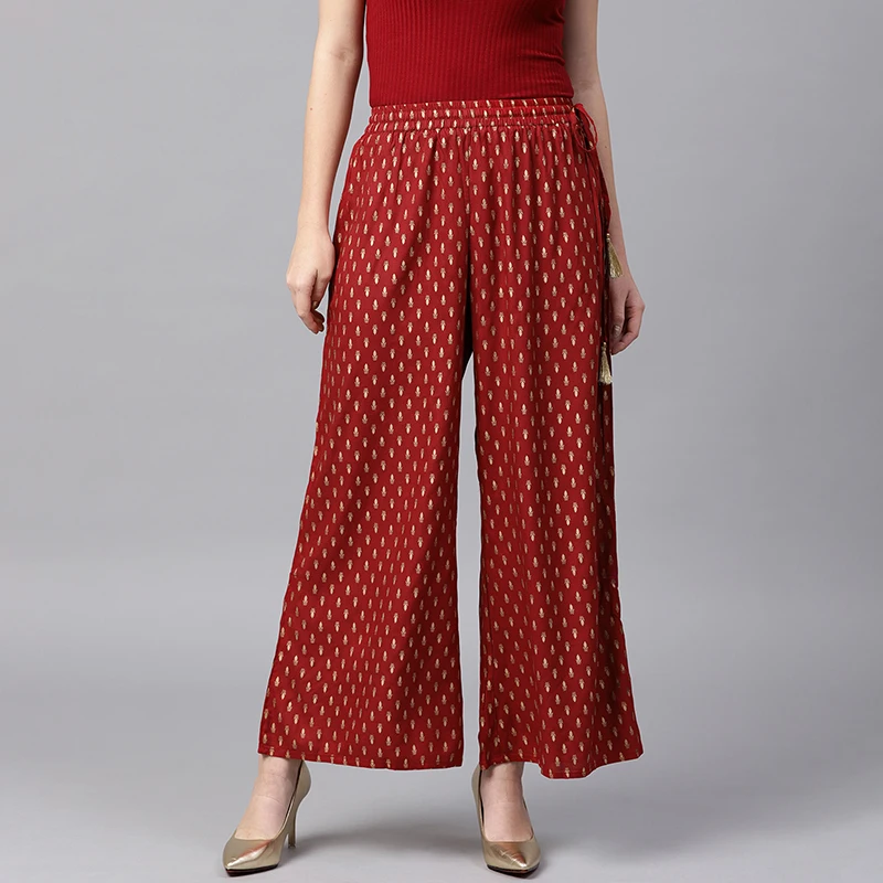 Summer Clothing Pakistan - Celana etnik India untuk wanita katun