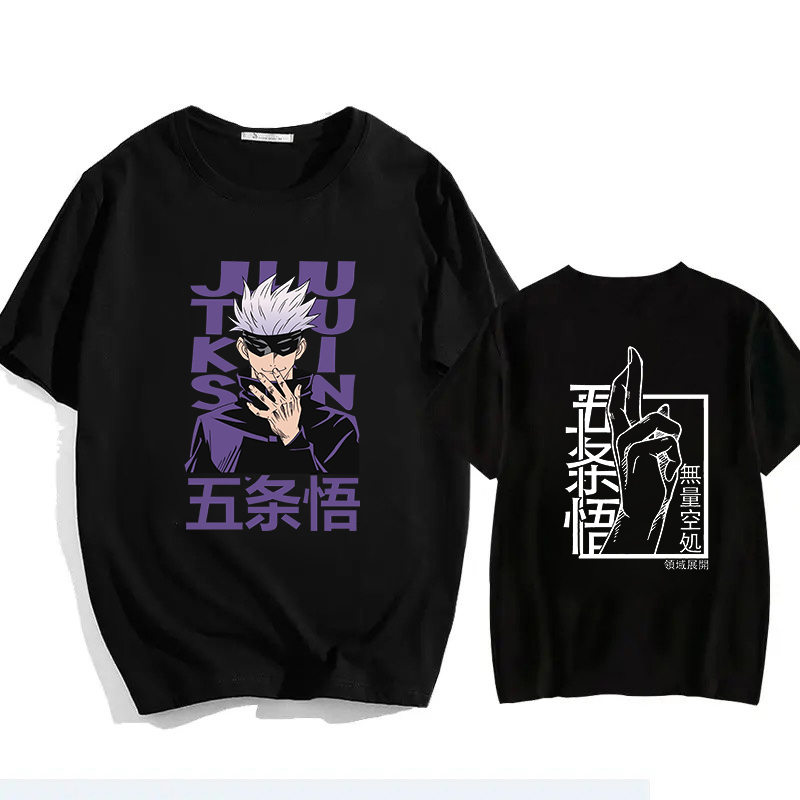 Summer 2026 Kids Clothing - Jujitsu Kaisen Satoru Gojo Kaus Katun