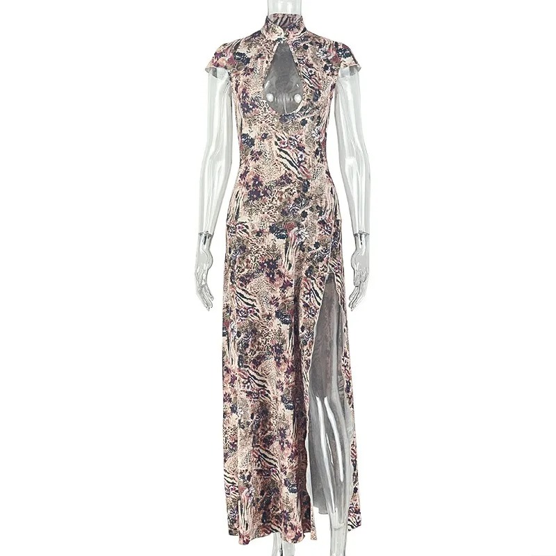 Summer Clothing Trends For Women 2026 - Gaun Midi Belahan Samping Seksi Tren