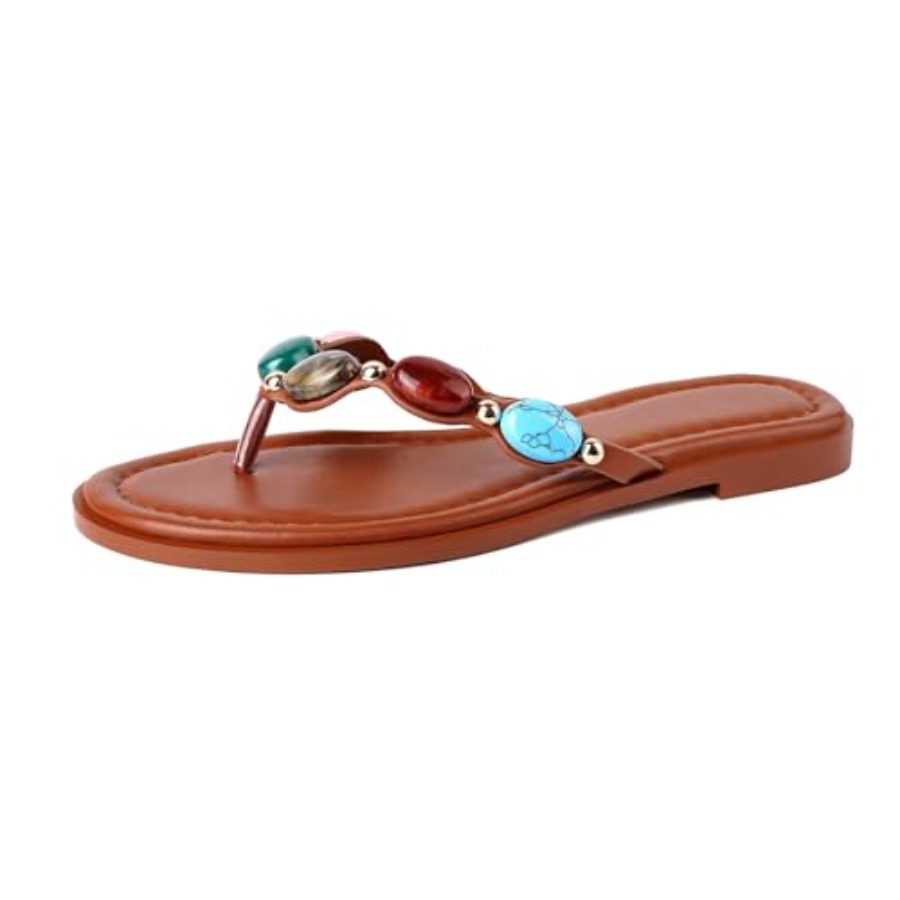 Flip Flop Jeweled - Sandal Jepit Wanita Berhias Permata, Model