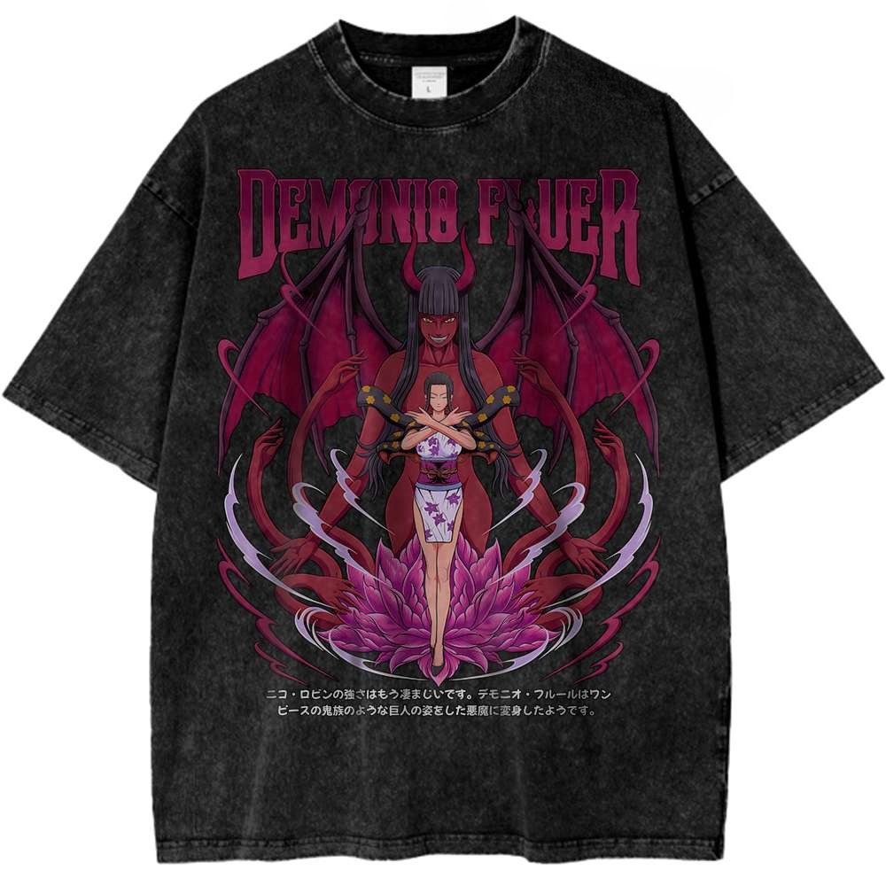 Summer Clothing Men 2025 - Kaos Anime Nico Robin One Piece