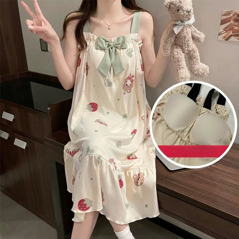 Summer Clothing Young Women - Gaun Tidur Putri Manis Lucu Untuk