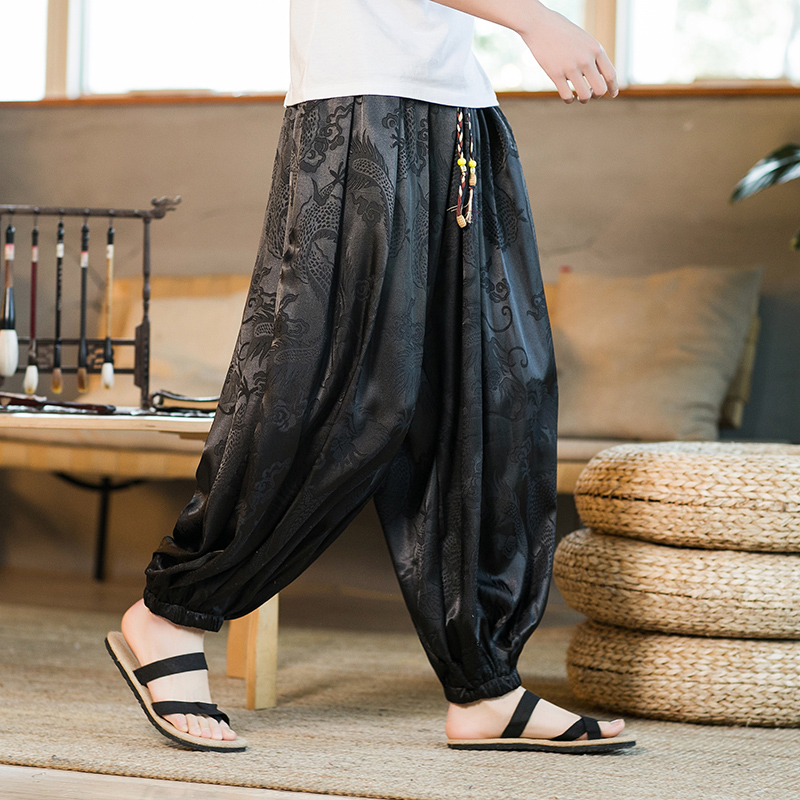 Summer Light Clothing - Celana Harun Pria Celana Kaki Lebar