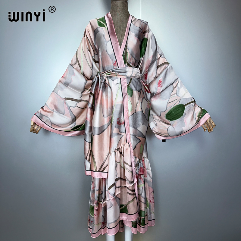 Summer Clothing Young Women - Gaun pesta harian WINYI Afrika motif