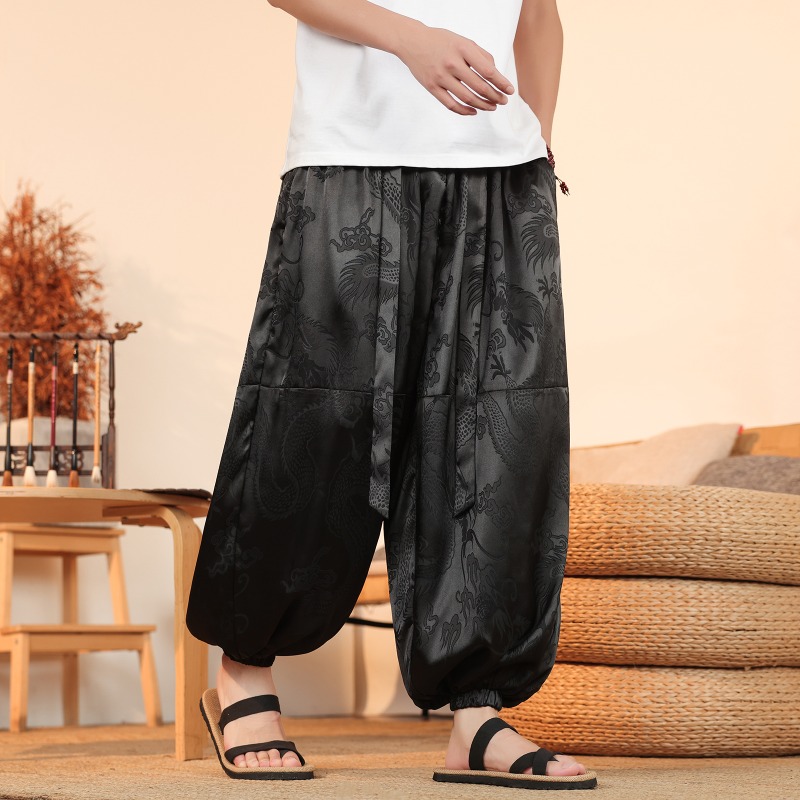 Summer Light Clothing - Celana Kaki Lebar Pria Celana Harun
