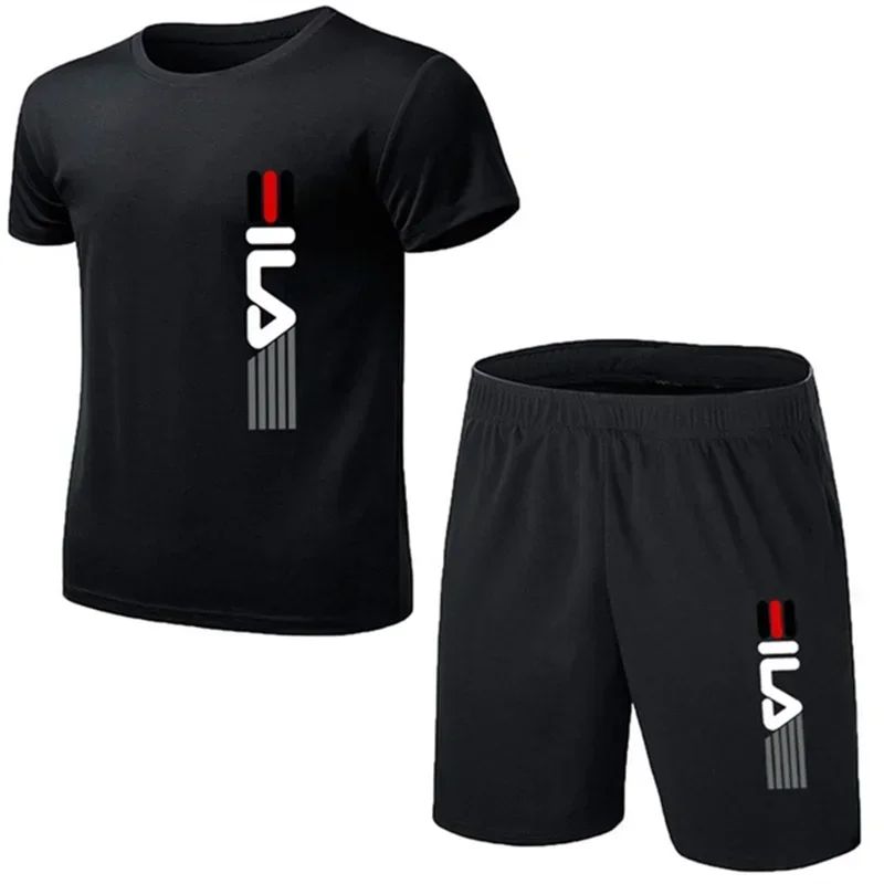 Summer Clothing Men 2025 - Setelan olahraga kasual pria musim panas