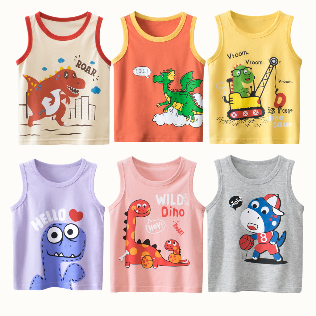 Summer Clothing Toddler - 2023 musim panas anak-anak rompi untuk