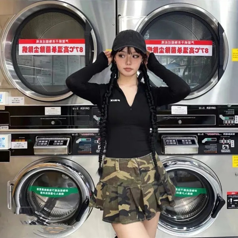 Rok lipit untuk wanita gaya Am - Summer Clothing Young Women ulasan dan harga