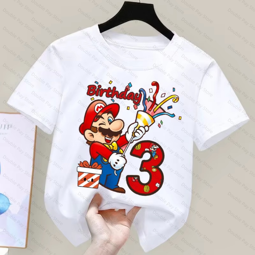 Kaos Ulang Tahun Anak Motif Ka - Summer Clothing Boys ulasan dan harga