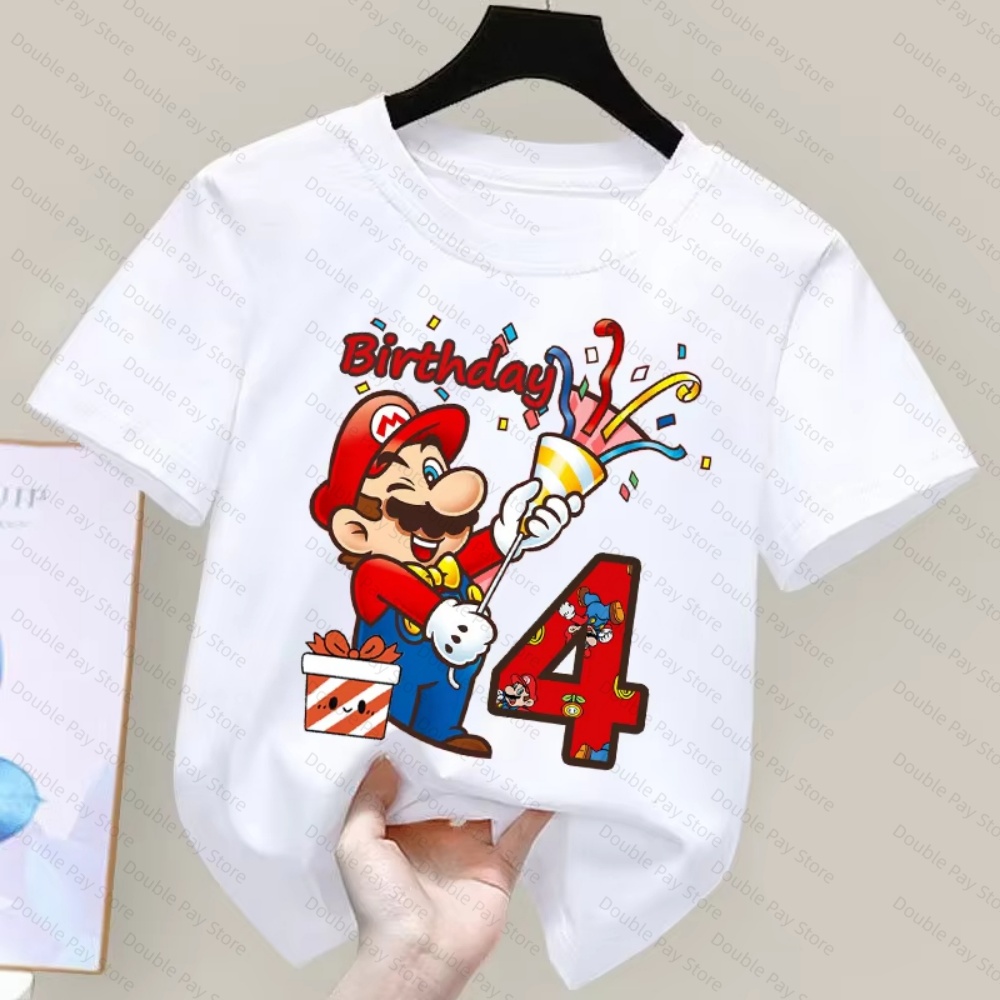 Kaos Ulang Tahun Anak Motif Ka - Summer Clothing Boys ulasan dan harga