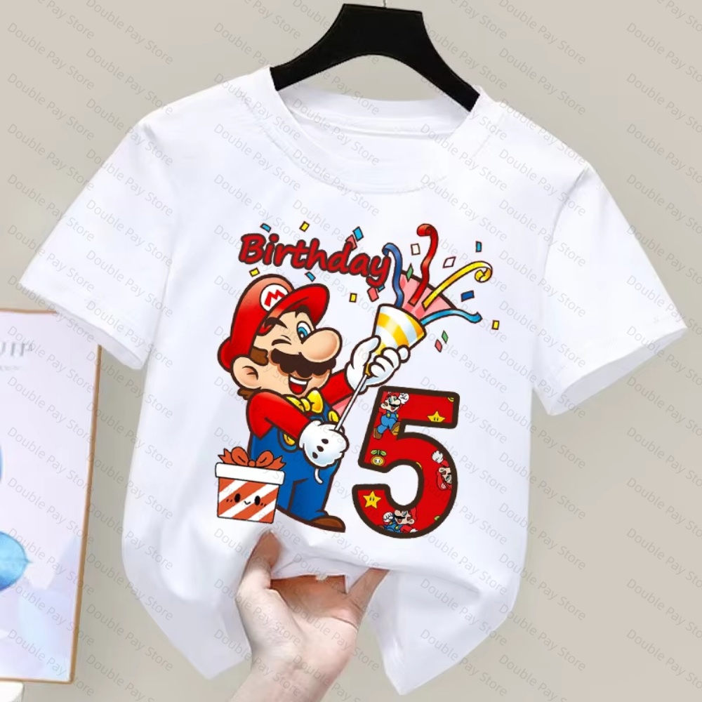 Kaos Ulang Tahun Anak Motif Ka - Summer Clothing Boys ulasan dan harga