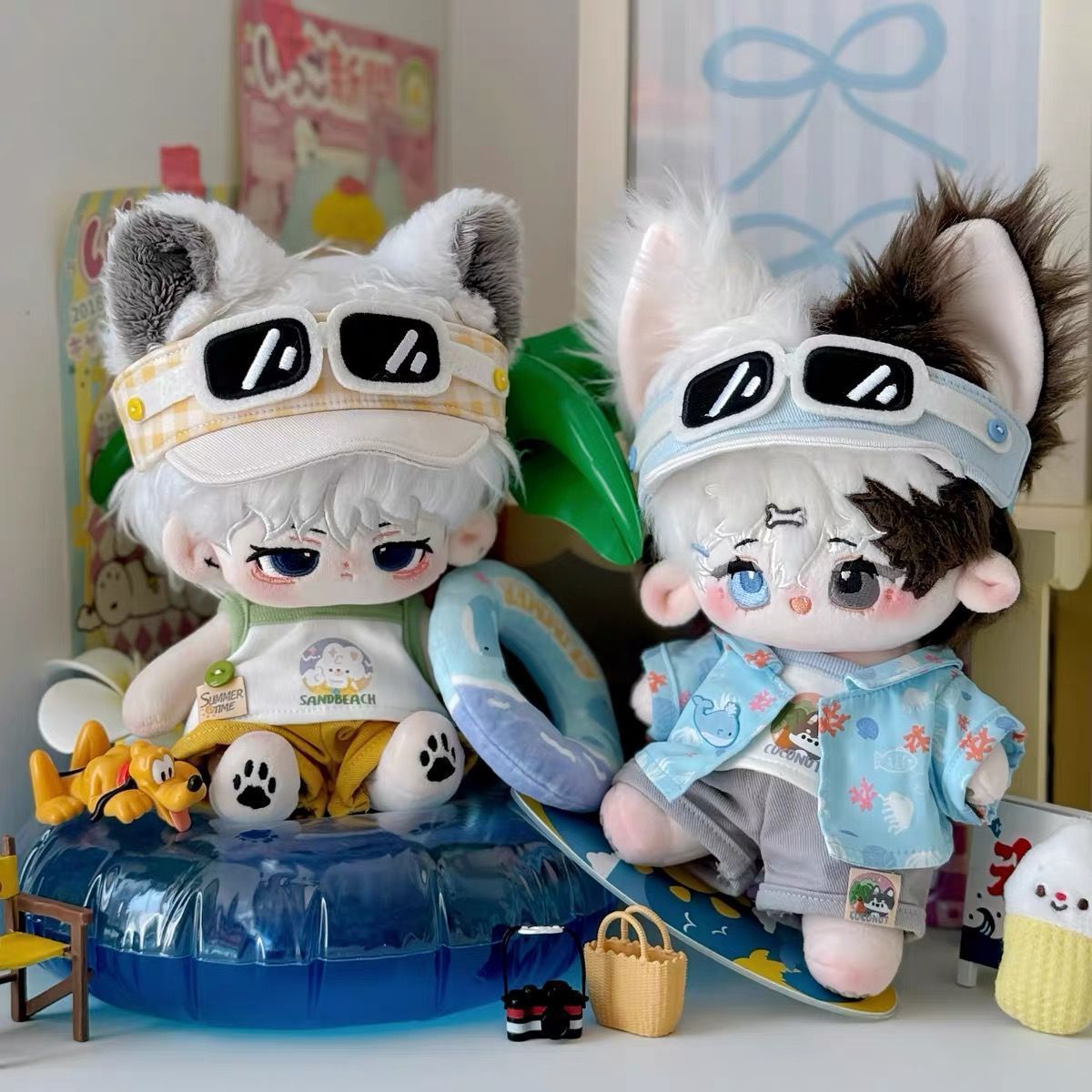 Pakaian Boneka Katun 20cm Seri - Soft Summer Yellow Clothing ulasan dan harga