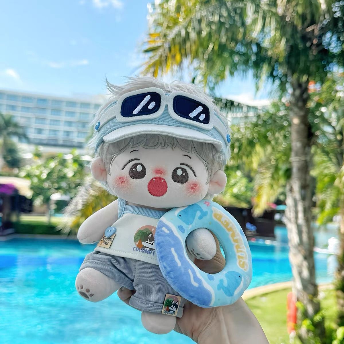 Pakaian Boneka Katun 20cm Seri - Soft Summer Yellow Clothing ulasan dan harga
