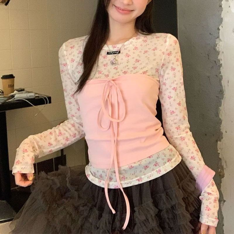 Broken Flowers Gauze Two Piece - Summer Gauze Clothing ulasan dan harga