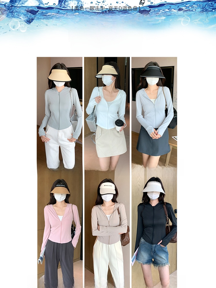 Pakaian Pelindung UV Berkerudu - Summer Yoga Clothing ulasan dan harga