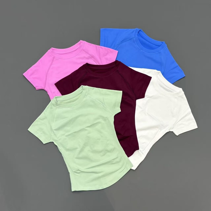 Atasan Yoga Tanpa Jahitan Leng - Summer Yoga Clothing ulasan dan harga