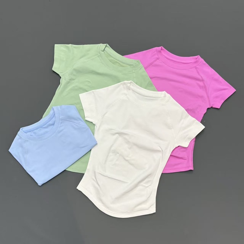 Atasan Yoga Tanpa Jahitan Leng - Summer Yoga Clothing ulasan dan harga