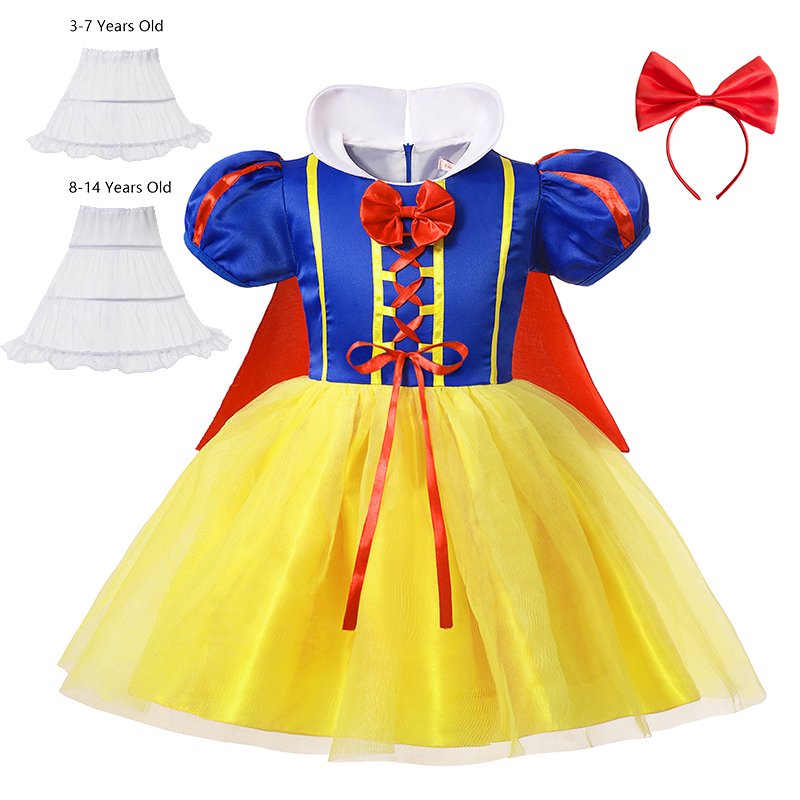 Gaun Putri Salju Putih Kostum  - Summer Kids Clothing ulasan dan harga