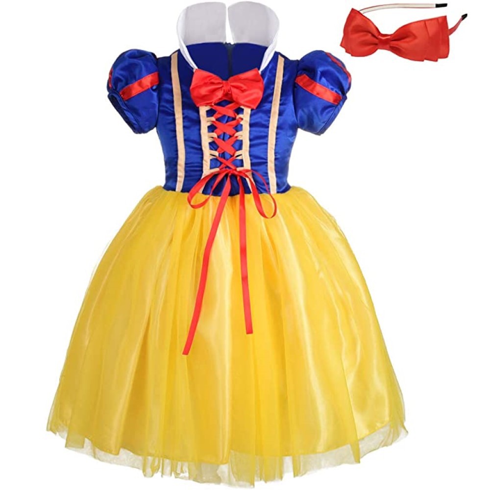 Gaun Putri Salju Putih Kostum  - Summer Kids Clothing ulasan dan harga