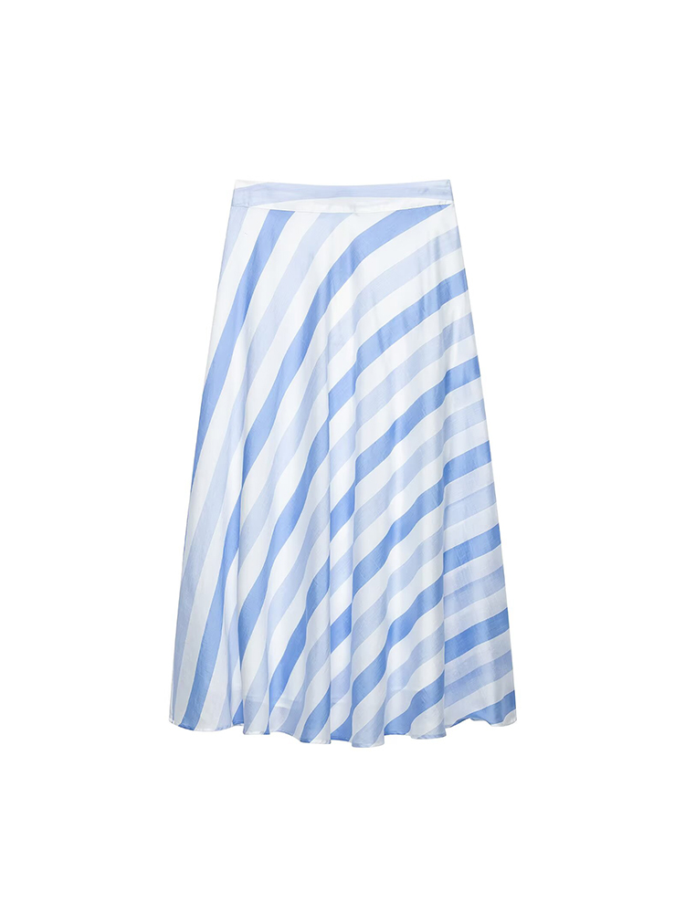 TFMLN Rok Bergaris Biru Vintag - Summer Clothing Trends For Women 2026 ulasan dan harga