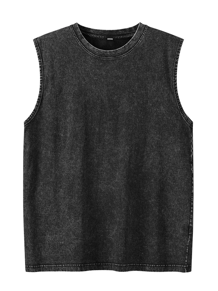 Tank Top Katun Cuci Pria Baru  - Summer Clothing Men 2025 ulasan dan harga