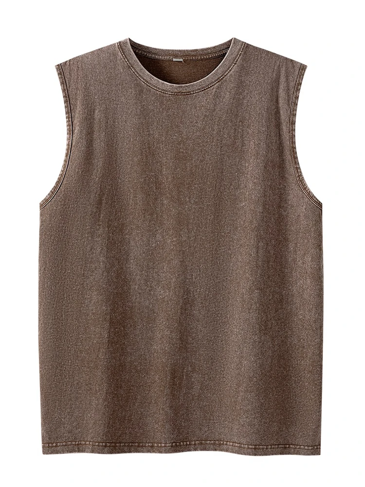 Tank Top Katun Cuci Pria Baru  - Summer Clothing Men 2025 ulasan dan harga