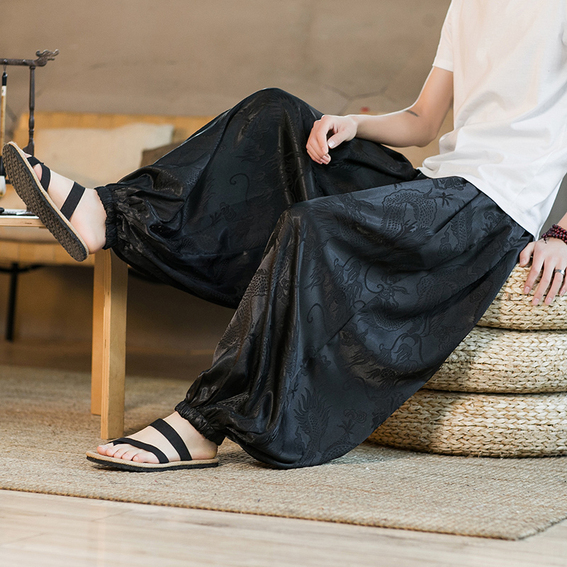 Celana Kaki Lebar Pria Celana  - Summer Light Clothing ulasan dan harga