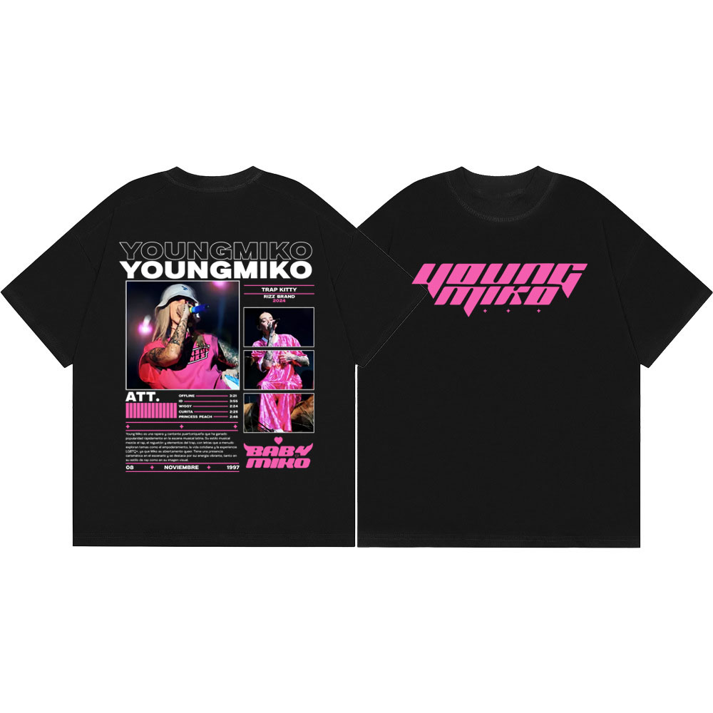 Kaus Merch Rapper Young Miko P - Summer Clothing Young Women ulasan dan harga