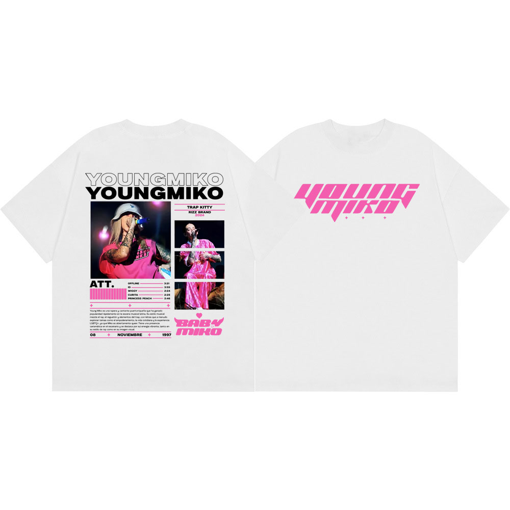 Kaus Merch Rapper Young Miko P - Summer Clothing Young Women ulasan dan harga