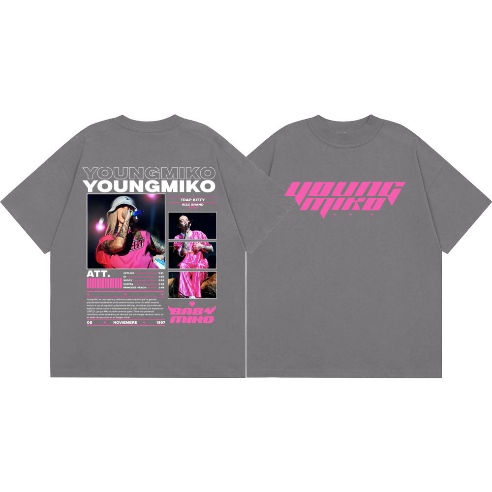 Kaus Merch Rapper Young Miko P - Summer Clothing Young Women ulasan dan harga