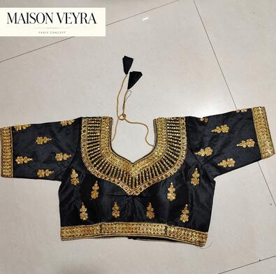 Atasan Sari Tradisional India  - Summer Clothing Pakistan ulasan dan harga