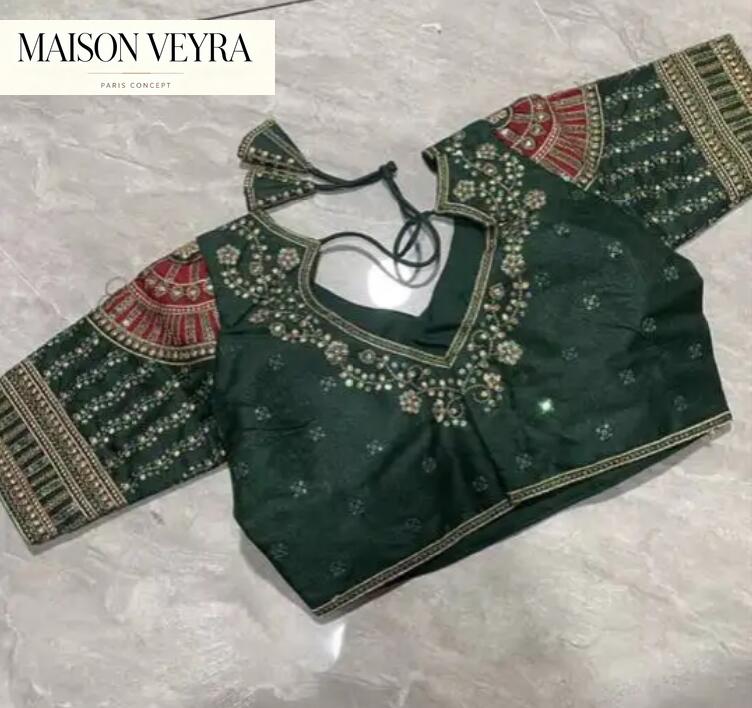 Atasan Sari Tradisional India  - Summer Clothing Pakistan ulasan dan harga