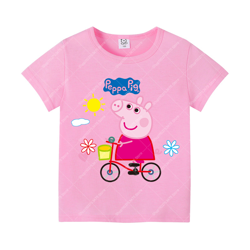 Kaus Katun Lucu Anak Perempuan - Summer Kids Clothing ulasan dan harga