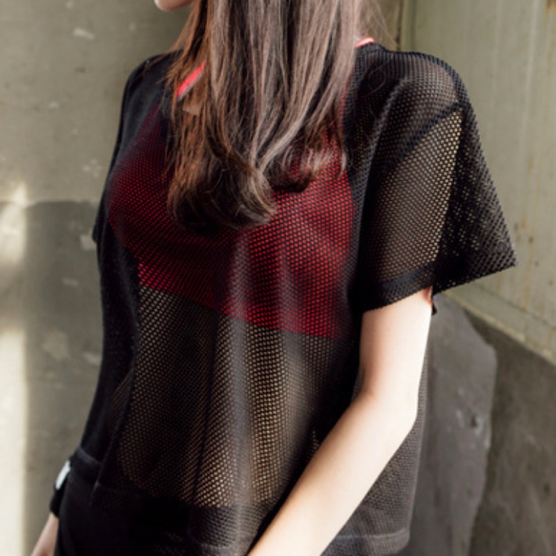 Kaos Hollow Out untuk wanita m - Summer Clothing Young Women ulasan dan harga