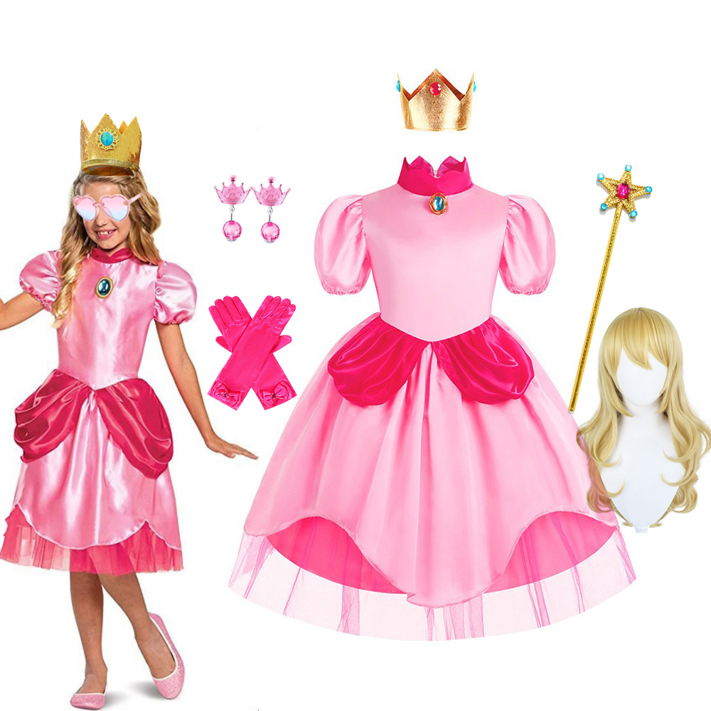 Kostum Persik Gaun Putri Ulang - Summer Clothing For Kids Girls ulasan dan harga