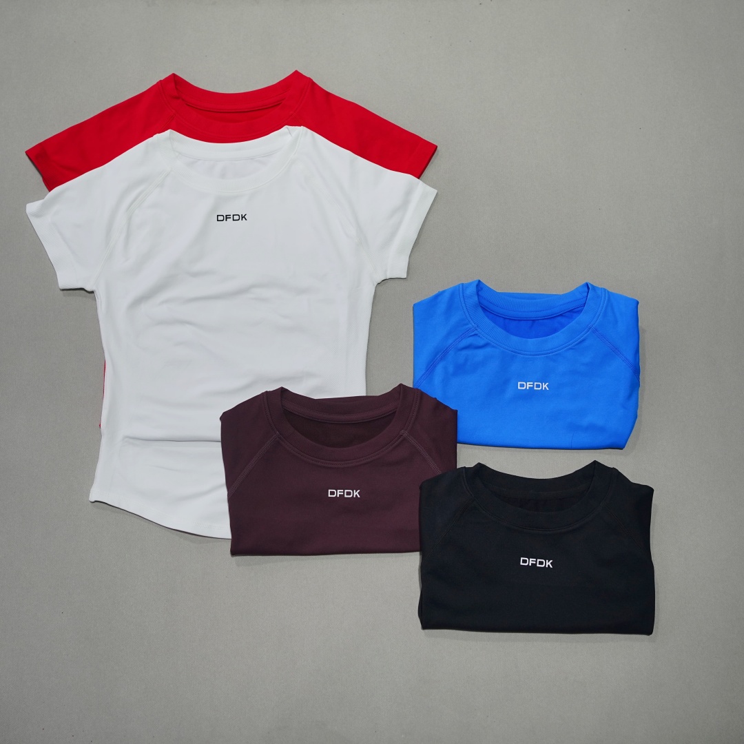 DFDK Kaos Wanita Lengan Pendek - Summer Yoga Clothing ulasan dan harga