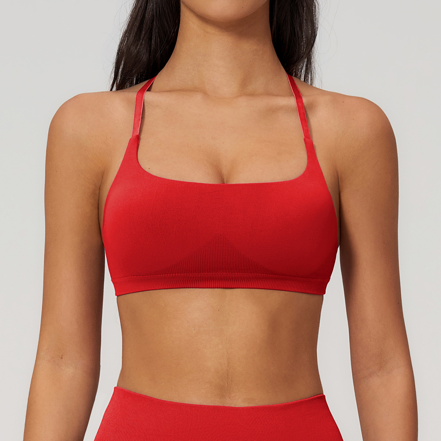 Bra Olahraga Seksi Model Scrun - Summer Yoga Clothing ulasan dan harga