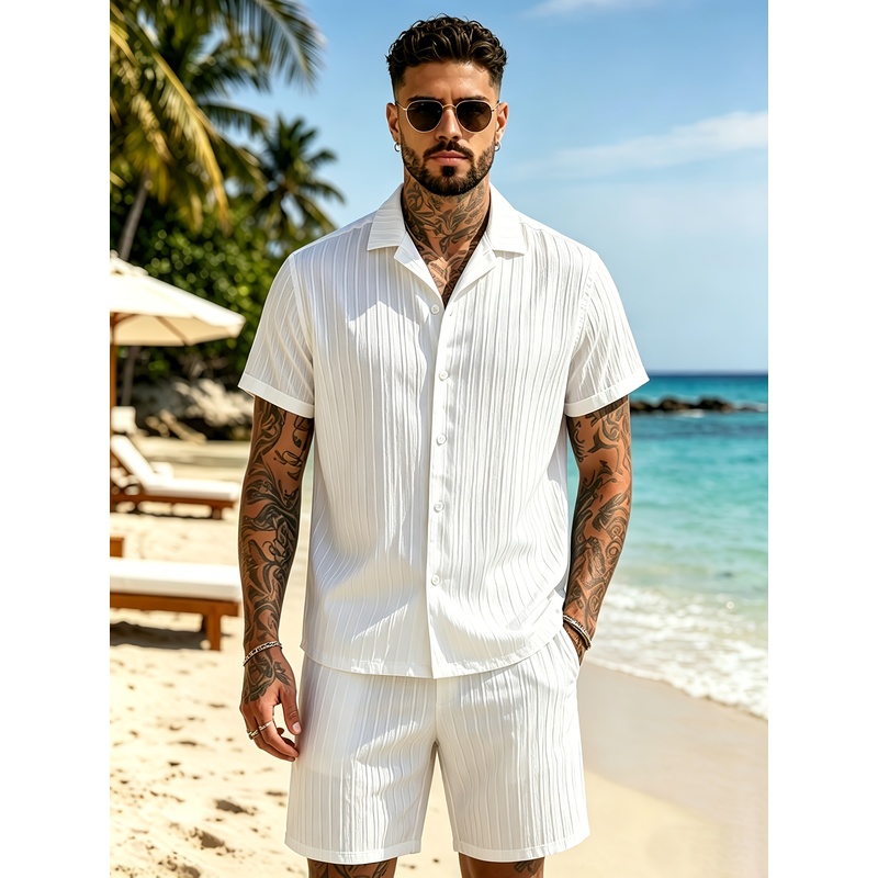 Setelan Kasual Musim Panas Pri - Summer Light Clothing ulasan dan harga
