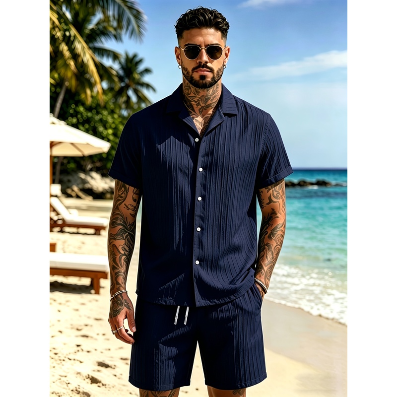 Setelan Kasual Musim Panas Pri - Summer Light Clothing ulasan dan harga