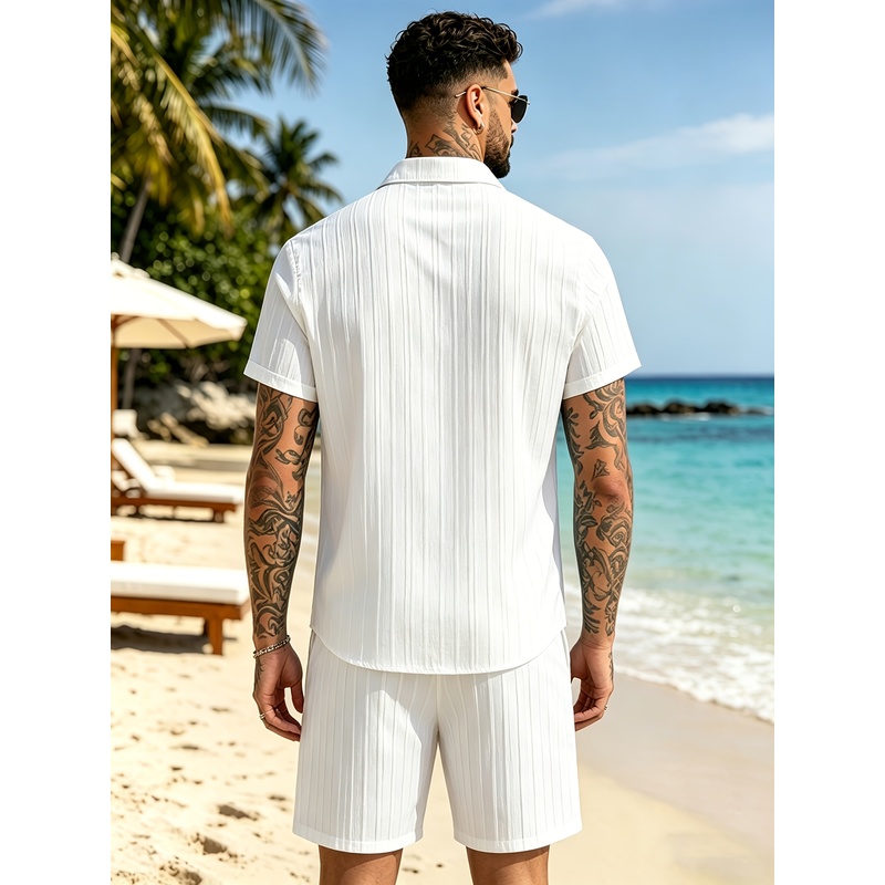 Setelan Kasual Musim Panas Pri - Summer Light Clothing ulasan dan harga