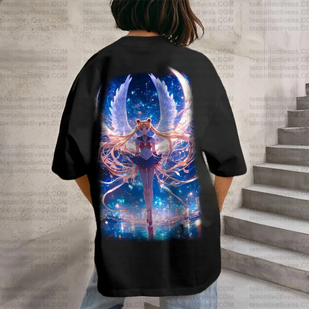 Kaos Anime Sailor Moon Wanita  - Summer Clothing Men 2025 ulasan dan harga