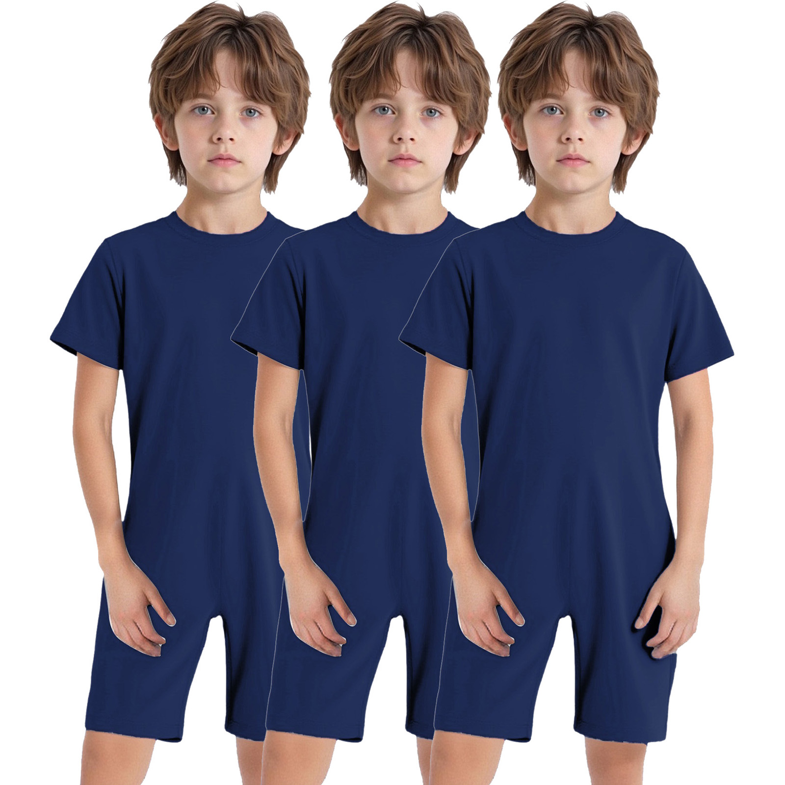 3Pcs Pakaian Adaptif Khusus An - Summer Clothing Boys ulasan dan harga