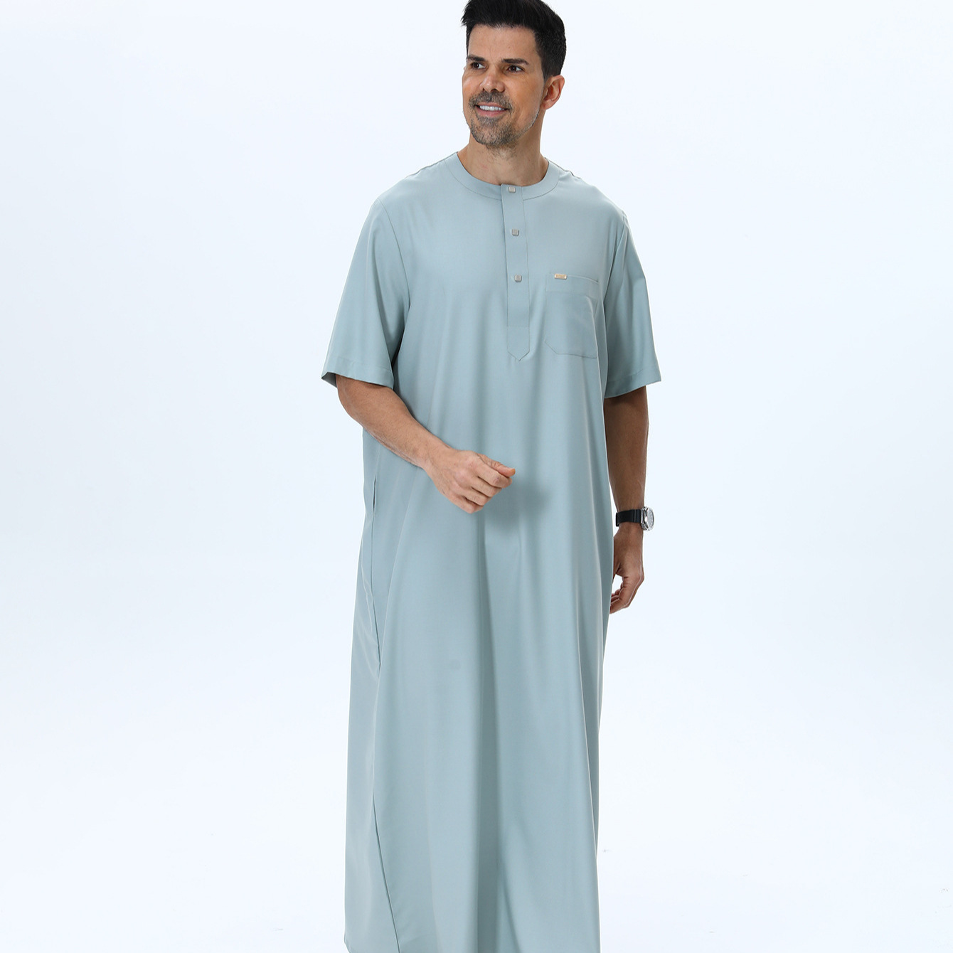 Pria Muslim Abaya Kaftan Pakis - Summer Clothing Pakistan ulasan dan harga