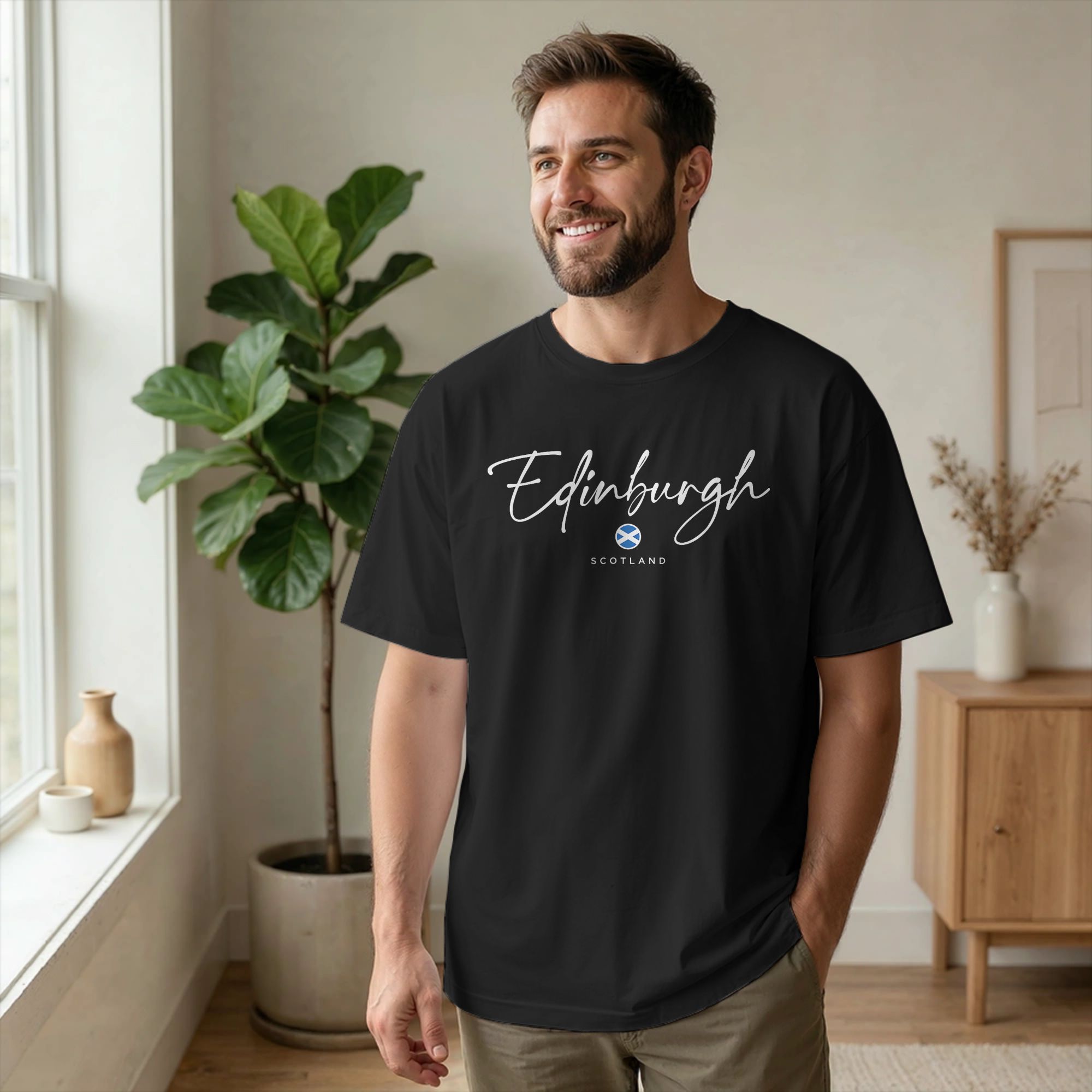 Kaus Pria Edinburgh Skotlandia - Summer Clothing Edinburgh ulasan dan harga